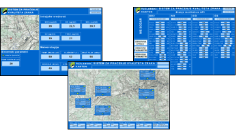 Informational system for tracking air quality